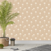 Palm Trees Boho Coastal Farmhouse Neutral Sand
