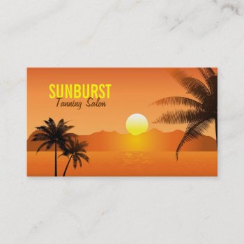 Palm Trees Business Card by Kjpargeter at Zazzle