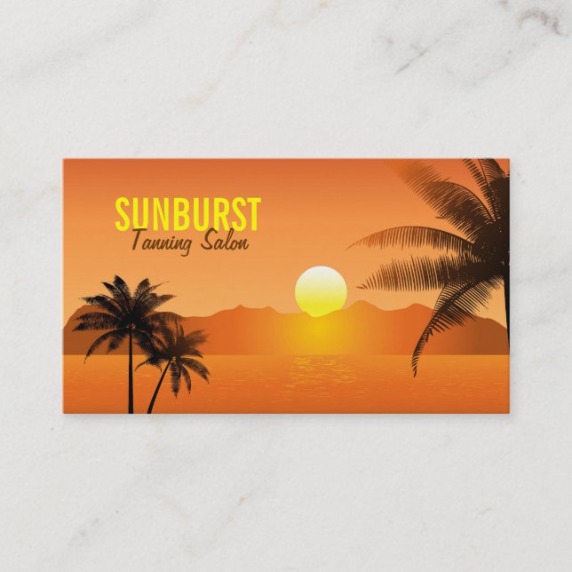 Palm Trees Business Card (Front)