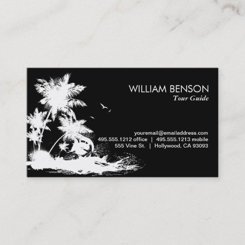 Palm Trees Business Card