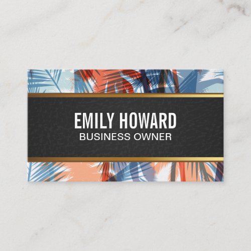 Palm Trees Business Card