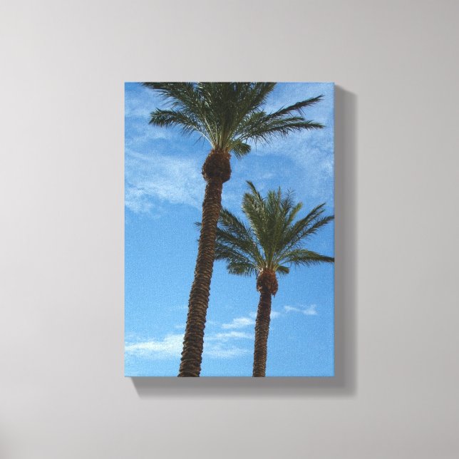 Palm Trees Canvas Print (Front)