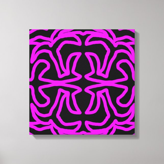 Palm trees canvas print (Front)