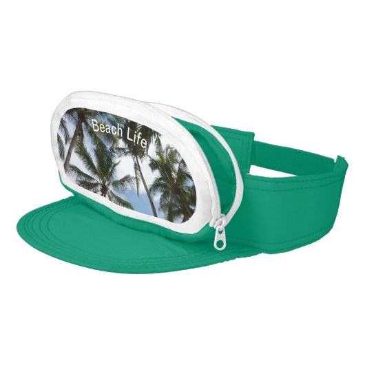 Palm Trees Cap-Sac Visor (Angled)