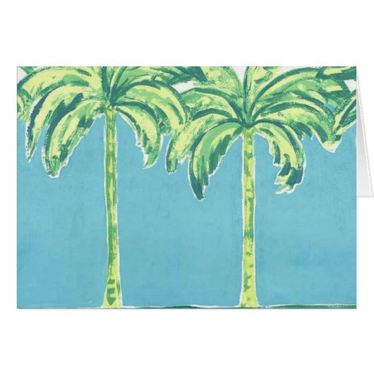 Palm Trees Cards (Front Horizontal)