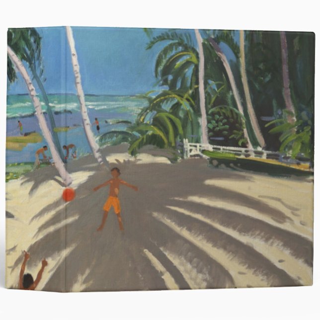 Palm trees Clovelly beach Barbados 2013 Binder (Front/Spine)
