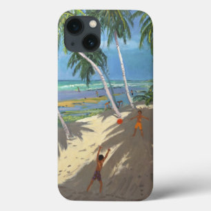 Palm trees Clovelly beach Barbados 2013 iPhone 13 Case