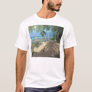 Palm trees Clovelly beach Barbados 2013 T-Shirt