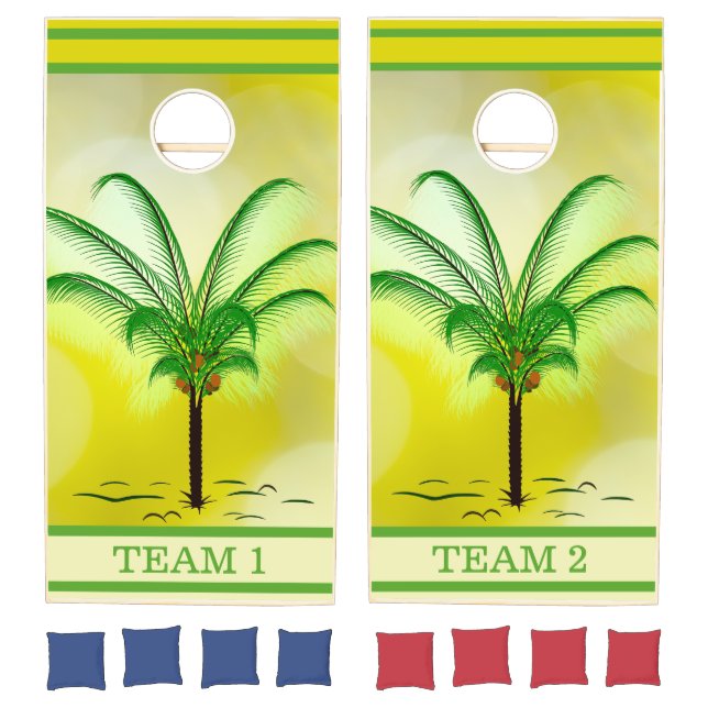 Palm Trees Cornhole Set (Set)