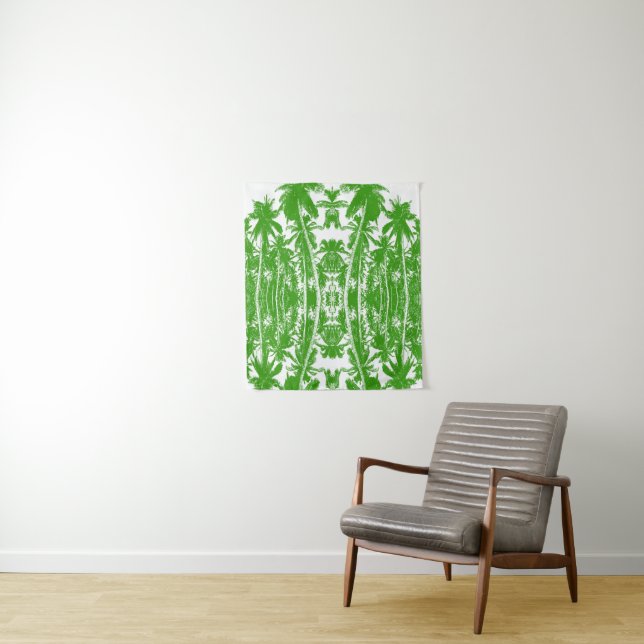 Palm Trees Design Tapestry (In Situ)