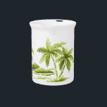 Palm Trees Drink Pitcher<br><div class="desc">Palm Trees Pitcher</div>