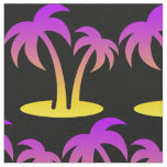 Palm Trees Fabric,black Fabric