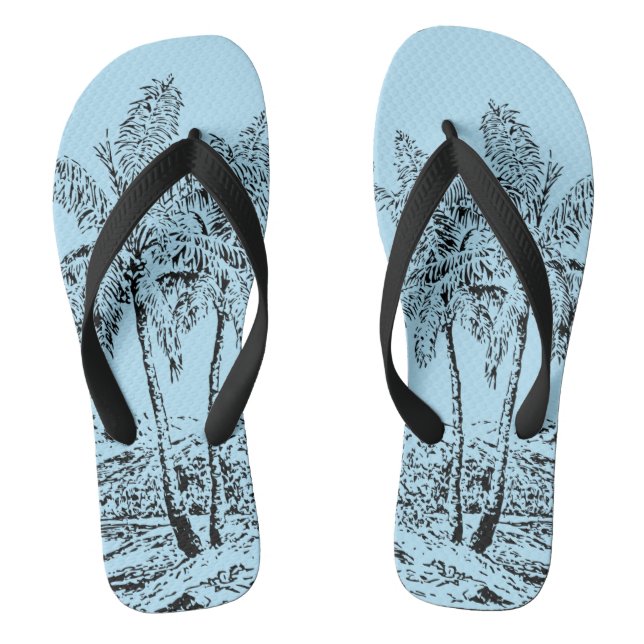 Palm Tree's Flip Flops (Footbed)
