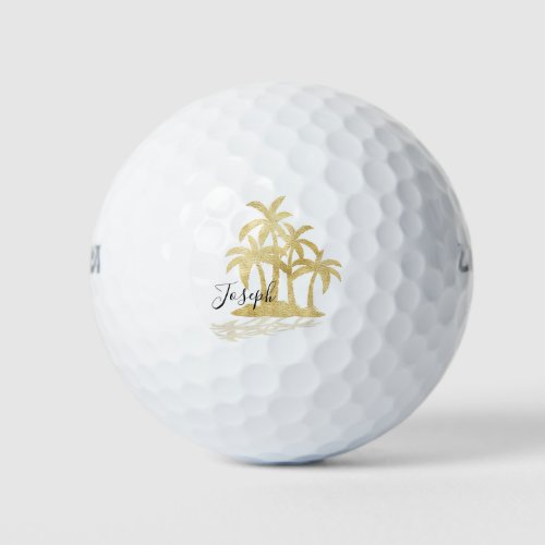 Palm Trees Golf Balls