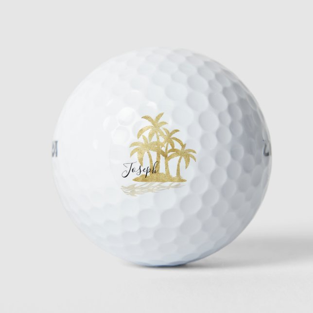Palm Trees Golf Balls (Front)