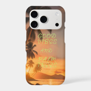 🌴✨ Palm Trees & Good Vibes Iphone 17 Pro Case