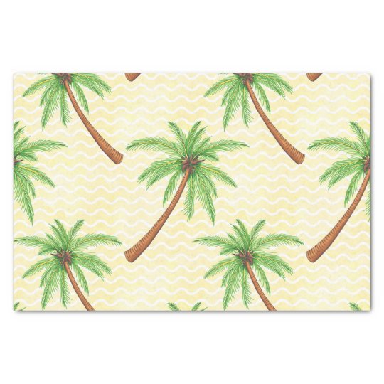 Palm Trees Hawaiian Print Tissue Paper