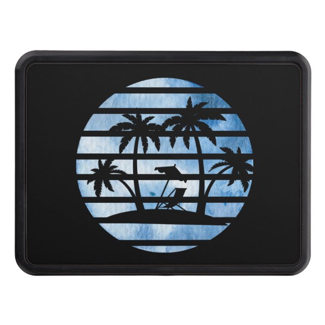 PALM TREES HITCH COVER (Front)
