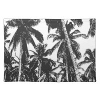 Palm Trees in a Posterised Design Cloth Placemat