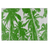 Palm Trees in a Posterised Design Cutting Board