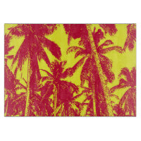 Palm Trees in a Posterised Design Cutting Board