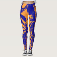 Palm Trees in a Posterised Design Leggings