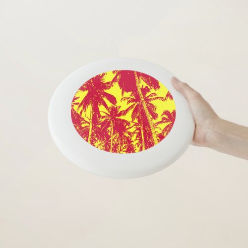 Palm Trees in a Posterised Design Wham_O Frisbee