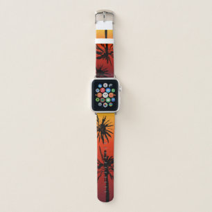 Palm Trees in Sunset Cool Apple Watch Band