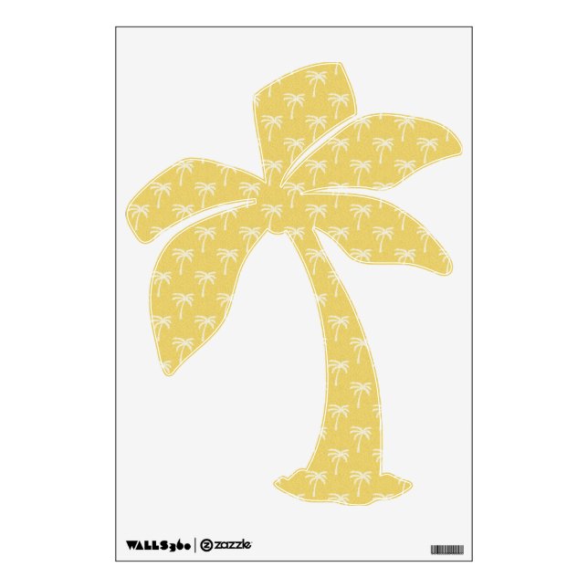 Palm trees in the desert wall decal (Front)