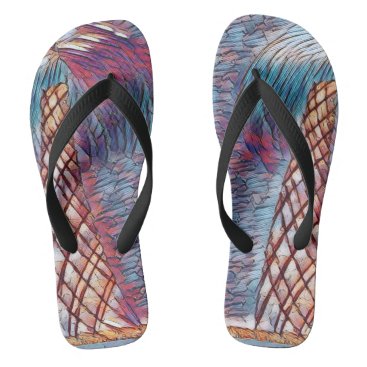 Palm trees in turmoil flip flops Palm trees in turmoil flip flops