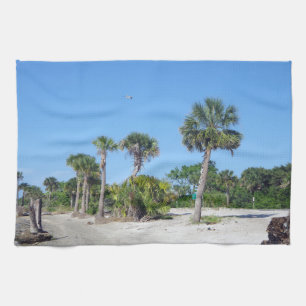 Palm Trees kitchen towel