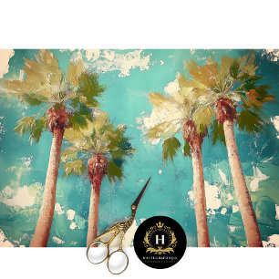 Palm Trees Los Angeles California Decoupage Tissue Paper