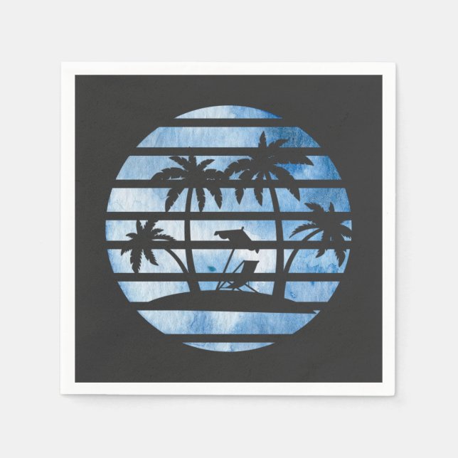 PALM TREES NAPKINS (Front)