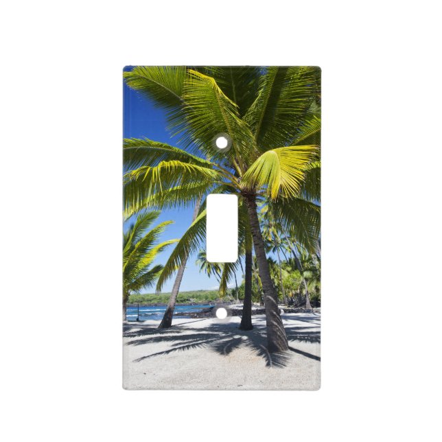 Palm trees, National Historic Park Pu'uhonua o Light Switch Cover (Front)