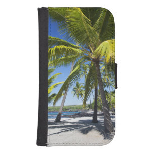 Palm trees, National Historic Park Pu'uhonua o Samsung S4 Wallet Case
