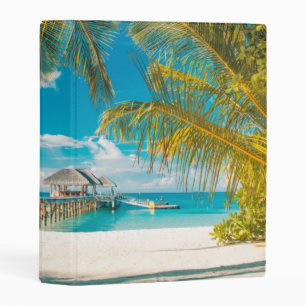 Palm Trees on A Beautiful Sunset Mini Binder