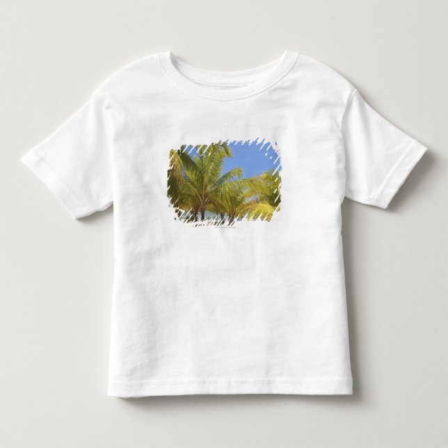 Palm Trees on a Honduras White Sand Beach Toddler T-shirt (Front)
