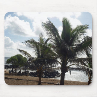 Palm Trees on the Beach Mousepad