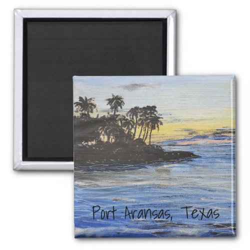 Palm Trees on the Peninsula Magnet