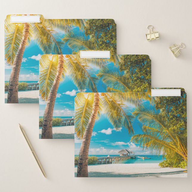 Palm Trees on the Sunset File Folder (Set)
