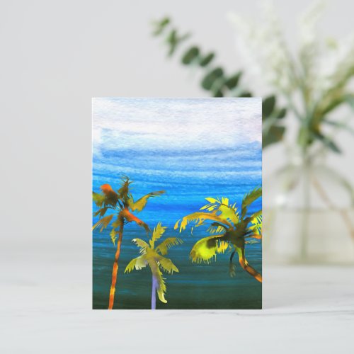 Palm trees Paper Sheet