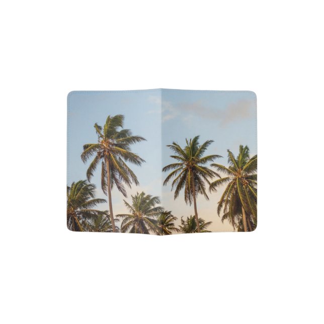 Palm Trees Passport Holder (Opened)