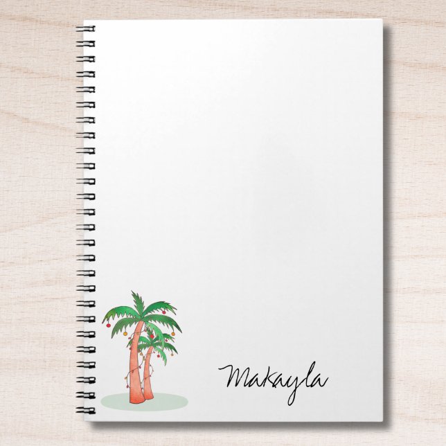 Palm Trees Personalized Notebook (Creator Uploaded)