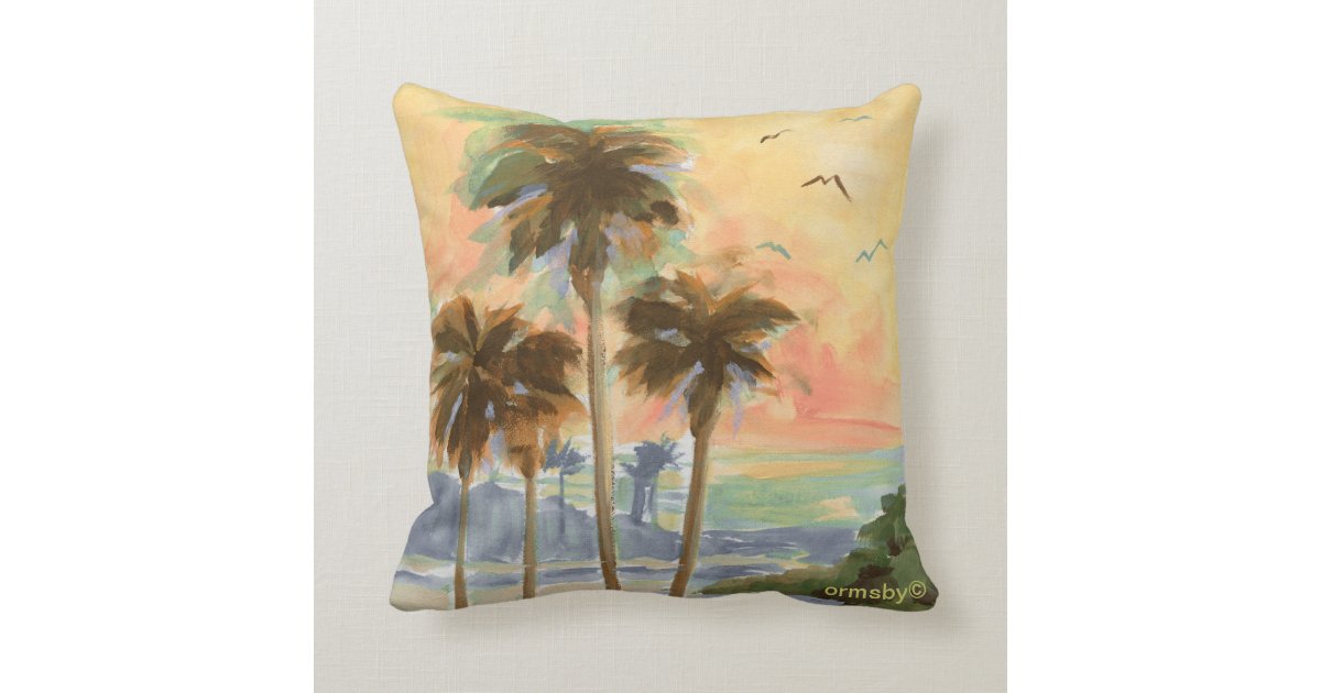 Palm Trees Pillow