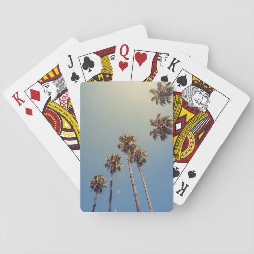 Palm Trees Poker Cards