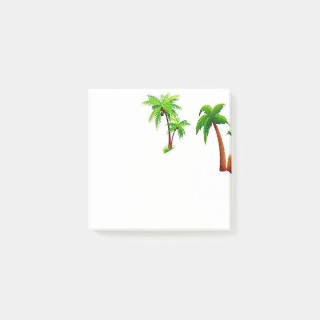 Palm Trees Post-it Notes (Front)