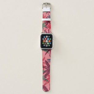 Palm trees seamless pattern apple watch band