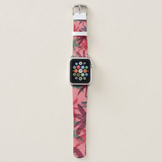 Palm trees seamless pattern apple watch band