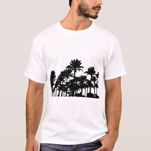 Palm Trees Silhouette T_Shirt