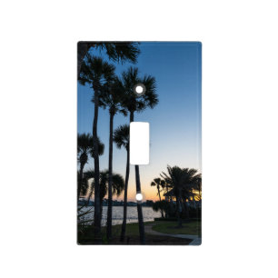 Palm Trees Sunrise Destin FL Light Switch Cover